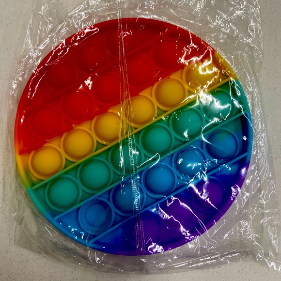 Circle Push Pop Bubble Sensory Fidget. - Picture 2 of 3